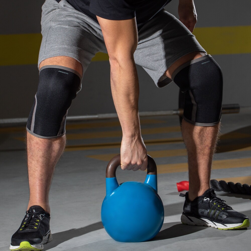 Endure Knee Sleeve - Pair (2) - Black / Grey