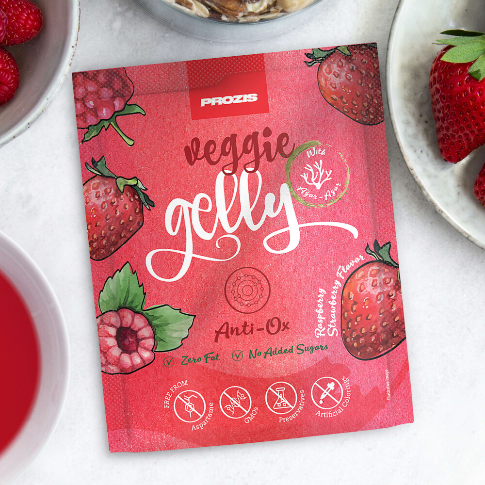Veggie Gelly - Anti-Ox 15 g Lampone e Fragola