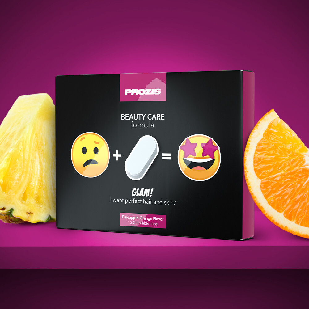 Glam - Hair and Skin 15 Chewable tabs