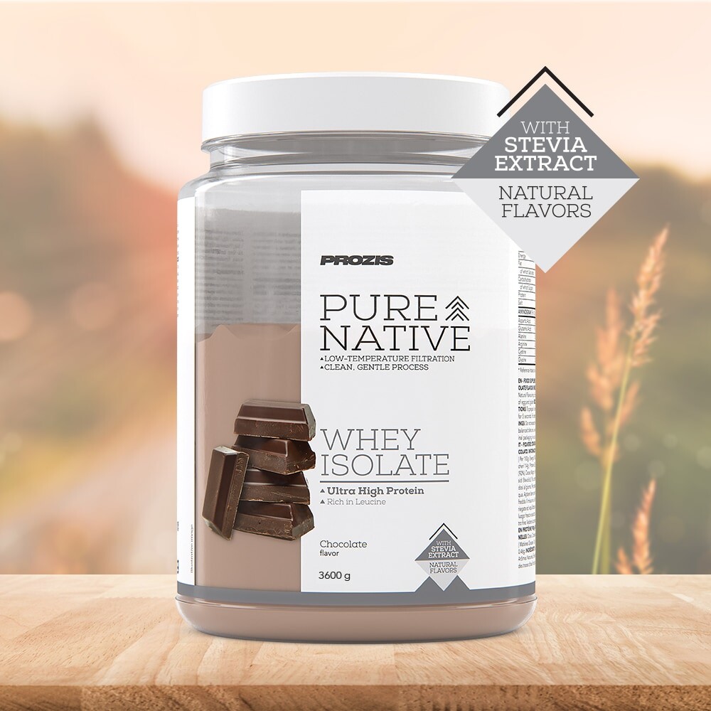 Natural Pure Native Whey Isolate 3600 g