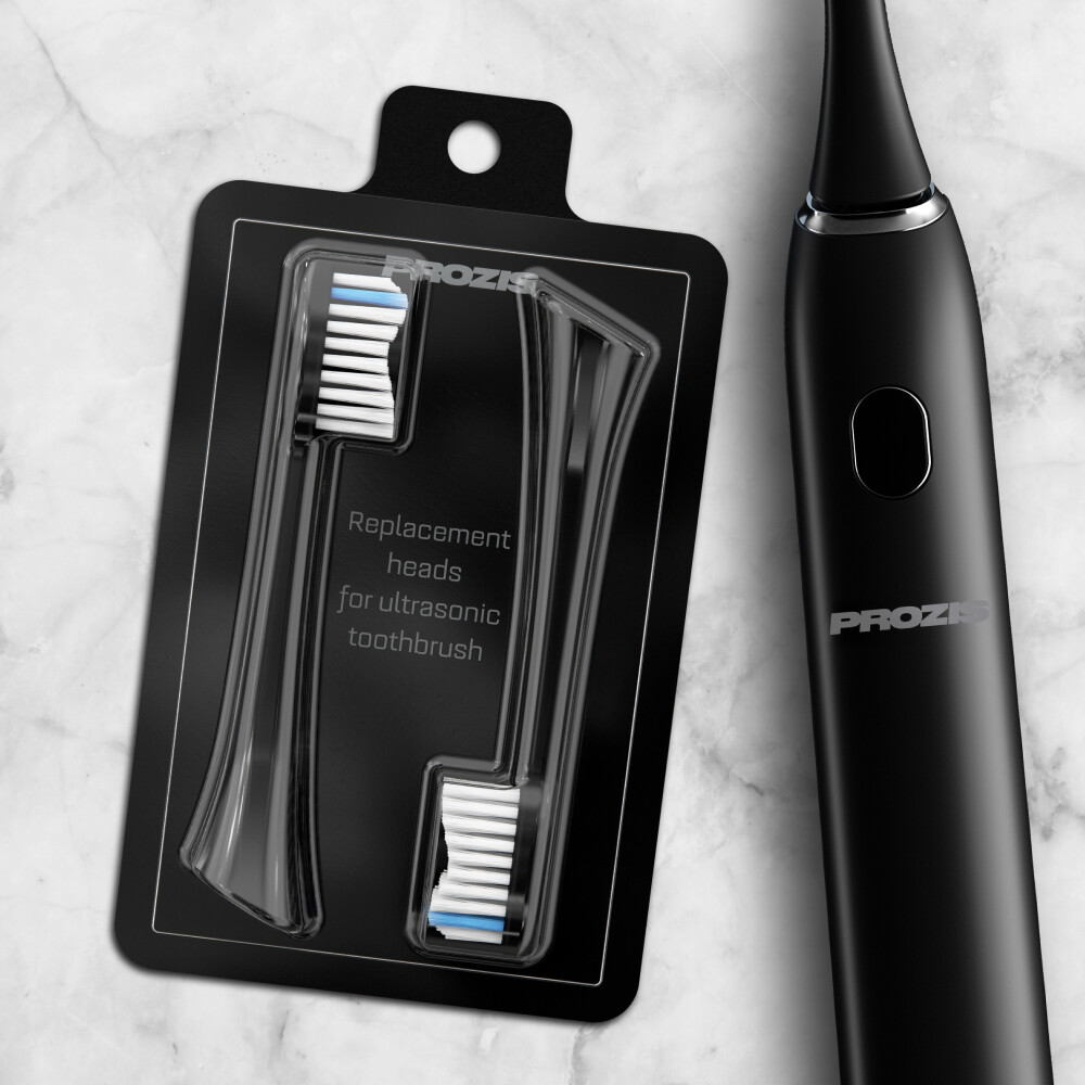 2 x Tête de Rechange HB-1 pour Brosse à Dents B-1