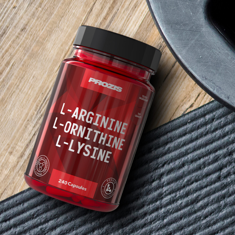 L-Arginine L-Ornithine L-Lysine 240 caps