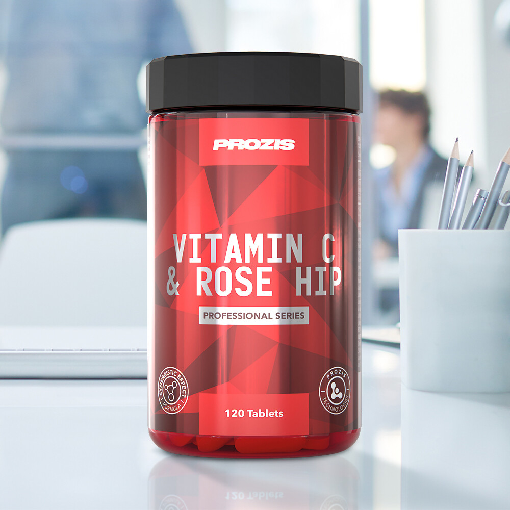 Vitamin C 500mg + Rose Hip Professional 120 tabs