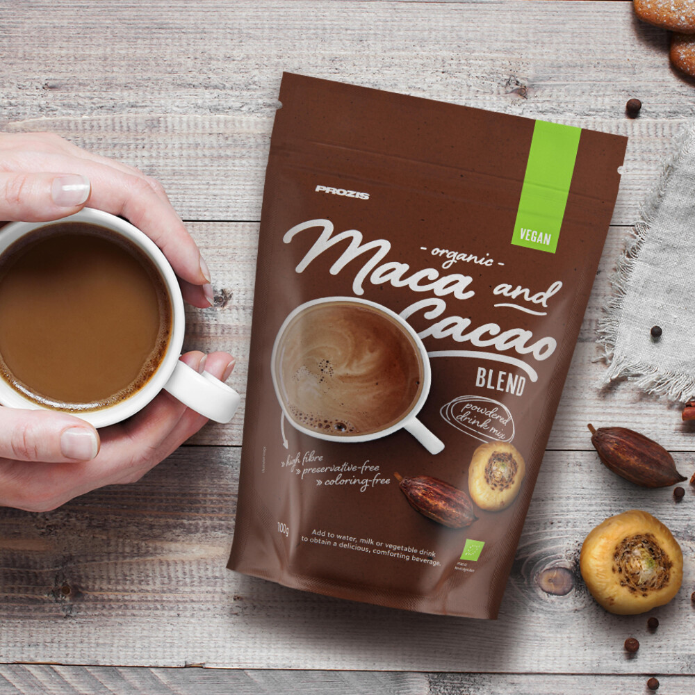 Bevanda di Maca e Cacao Biologici