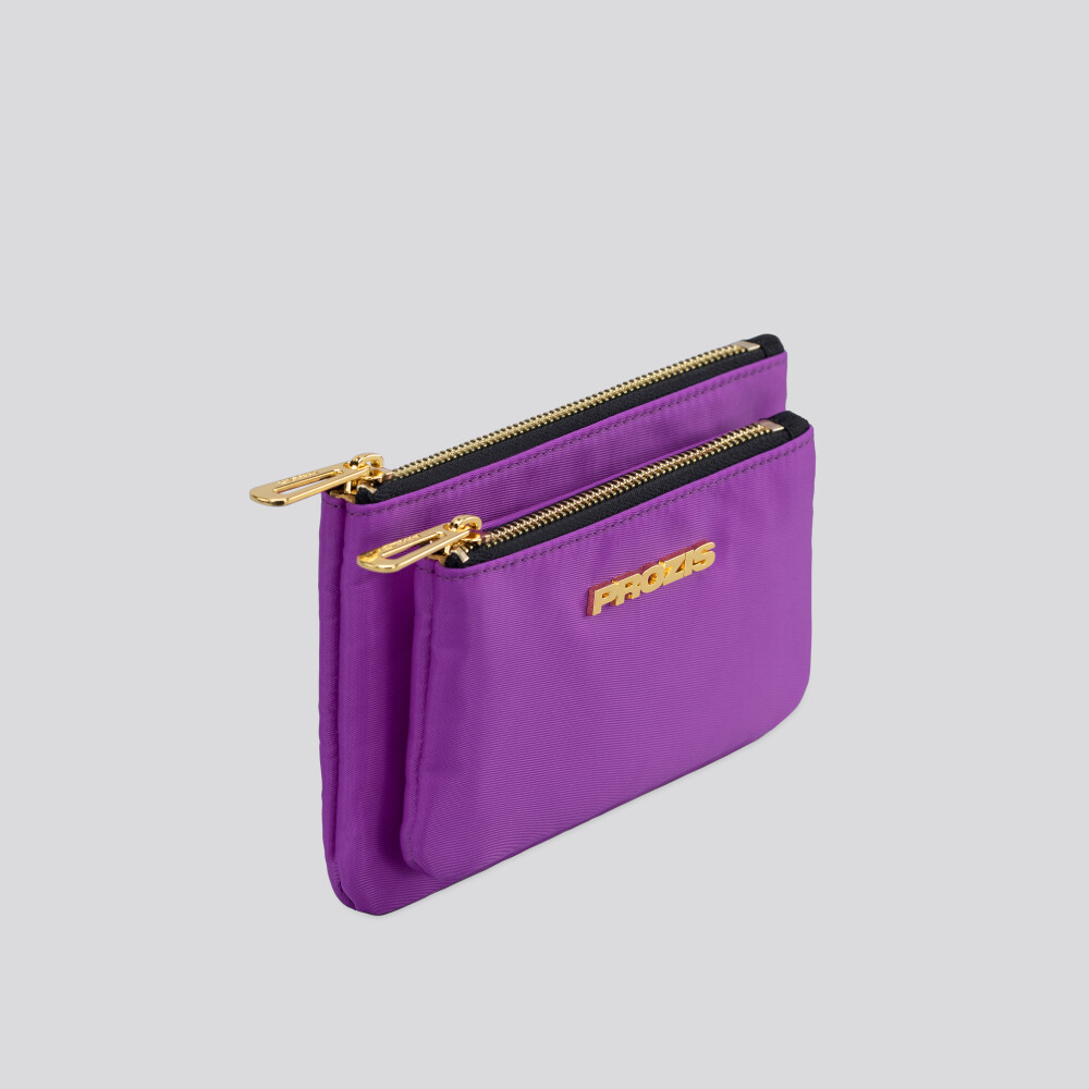 Portefeuille Double - Violet