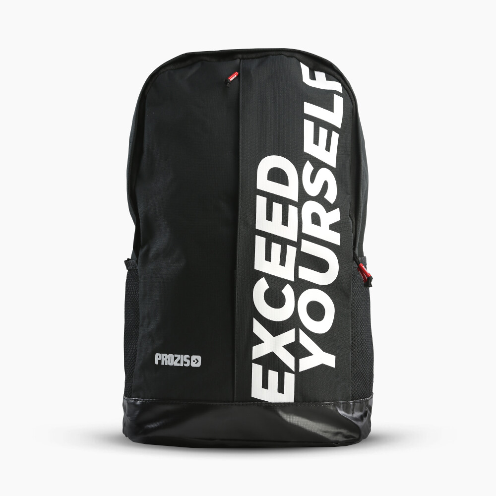 Exceed Yourself Black-White Backpack 