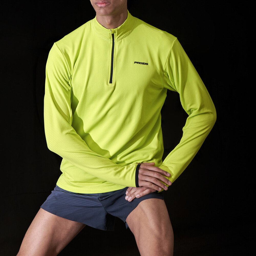 X-Run Boston M Midlayer - Lime Punch