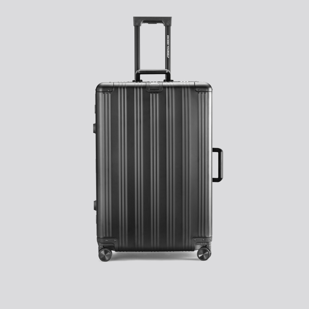 Valise Grand Aluminum Globetrotter - Jet Black