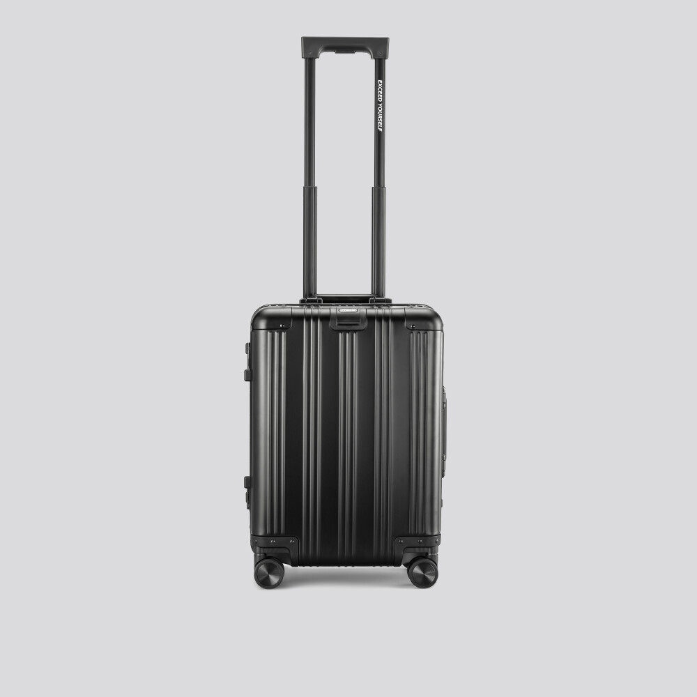 Valise de Cabine  Aluminum Globetrotter - Jet Black