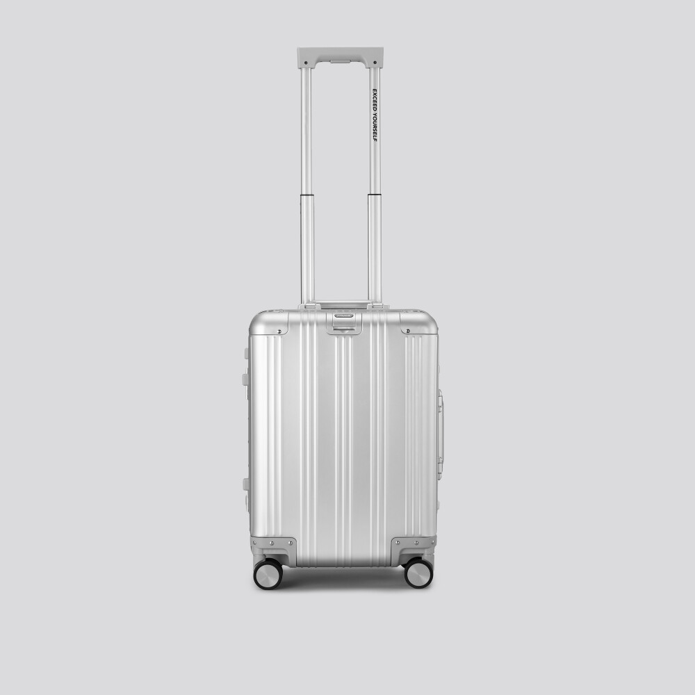  Kabinenkoffer Aluminum Globetrotter - Silver