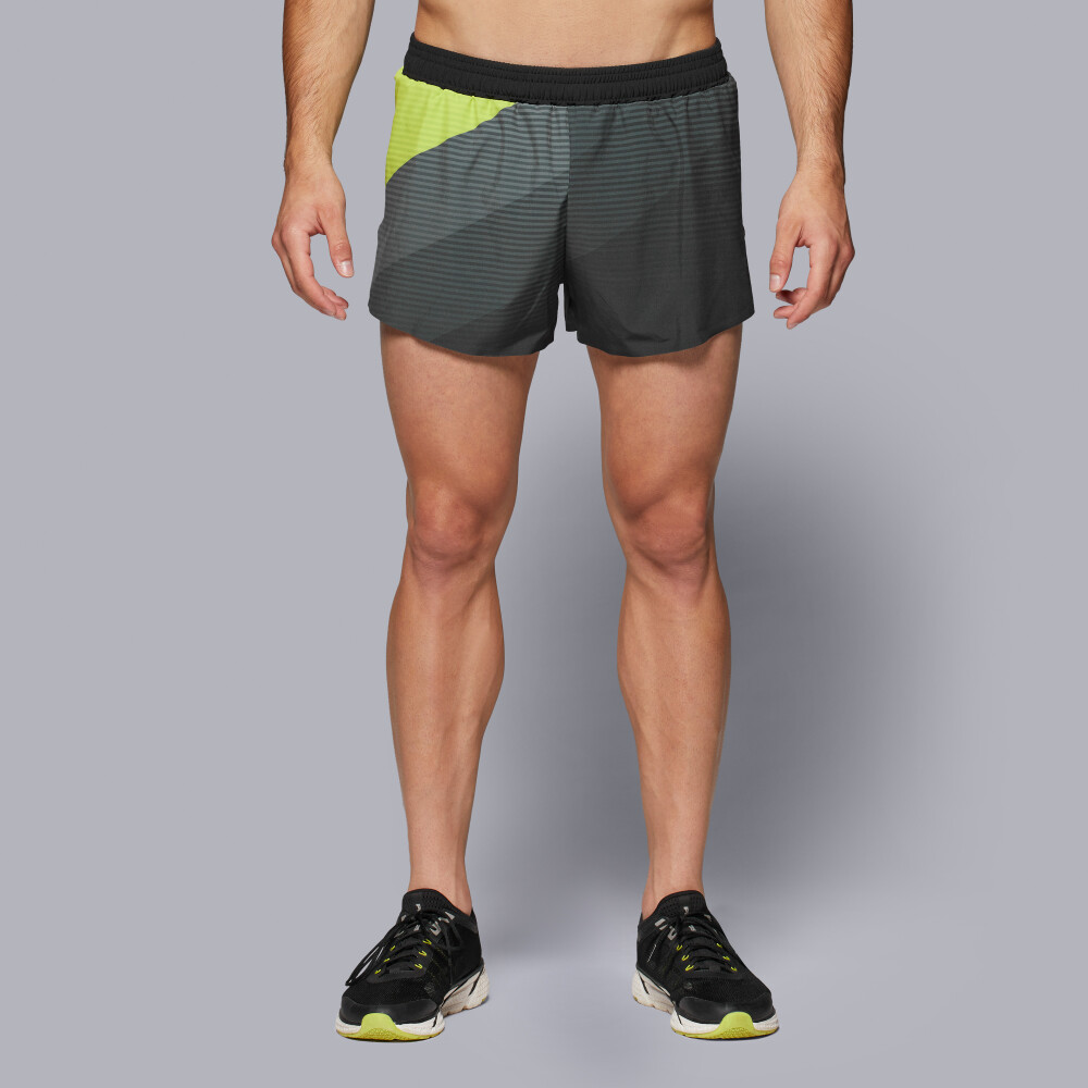 X-Run Boston M Split Short - Asphalt