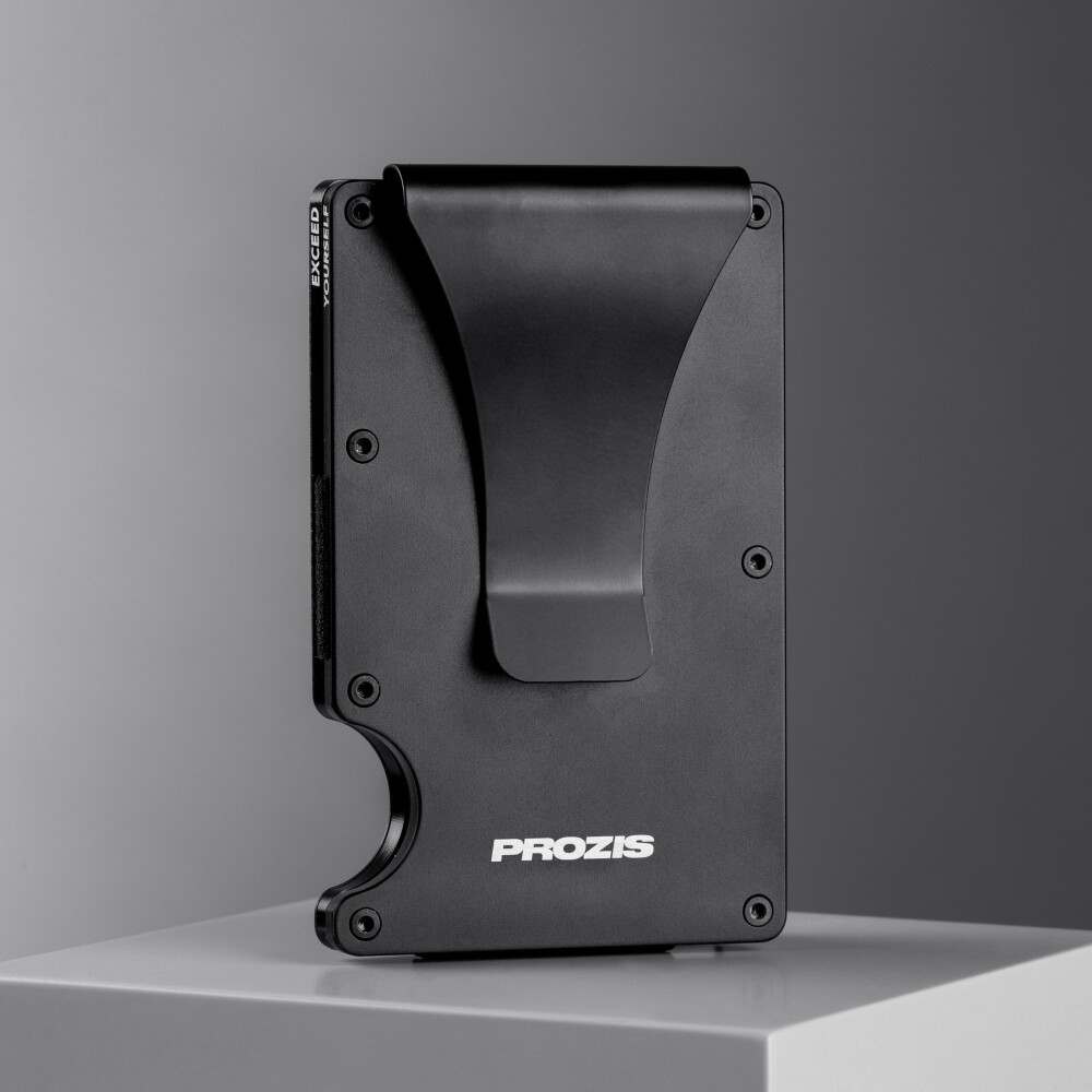 Porta-cartões Ironclad - Obsidian Black