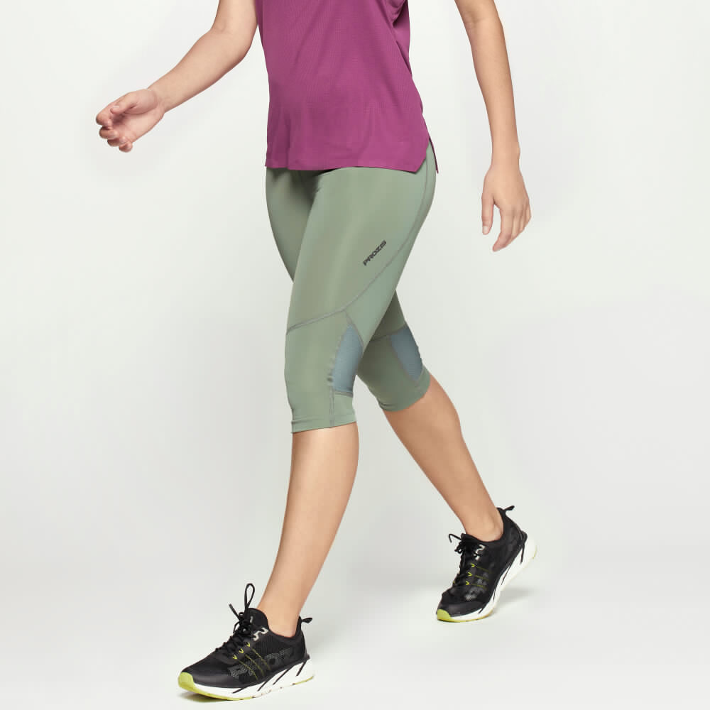 X-Run Boston W Capris - Army