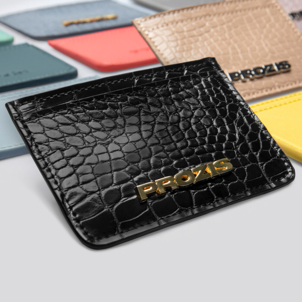  Cardholder - Crauxcodile Black