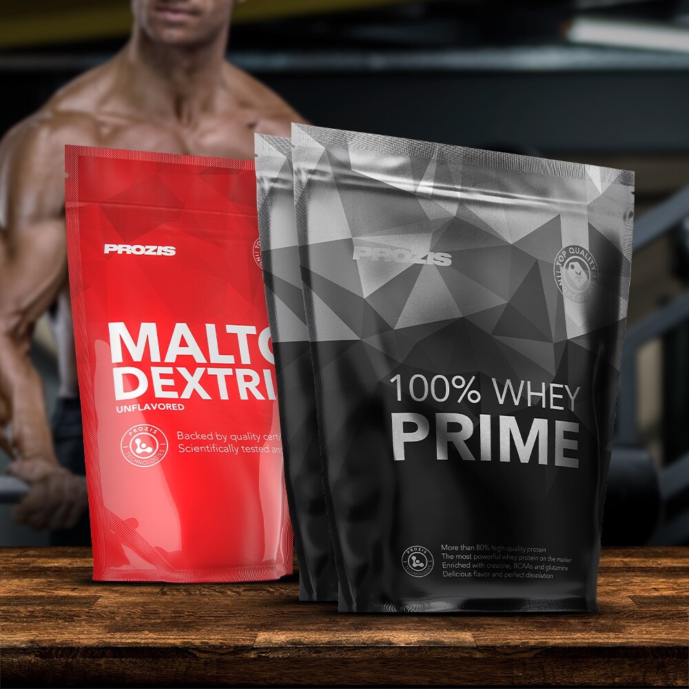 100% Whey Prime 2.0 2000 g + Maltodextrin 900 g