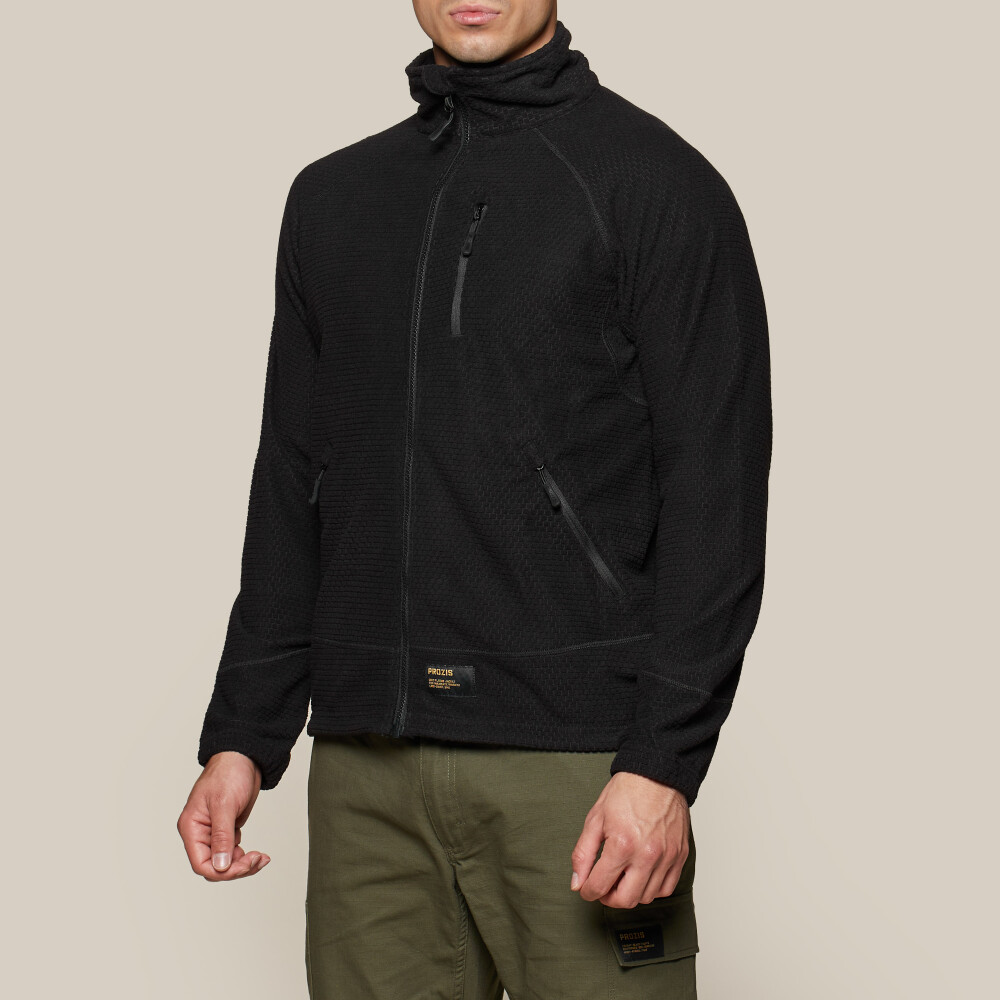 Manteau Polaire Army Grid