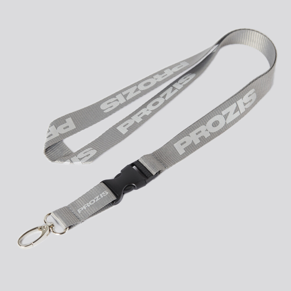 Cordon tour de cou Script - Gray