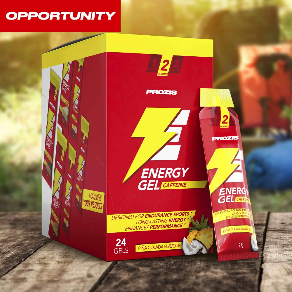 24 x Energy Gel + Caffeine 25 g Opportunity