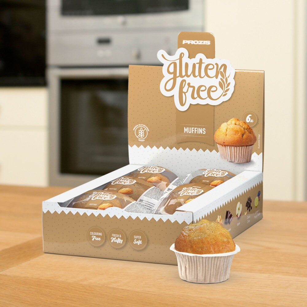 6 x Gluten Free Muffin 60 g Natural
