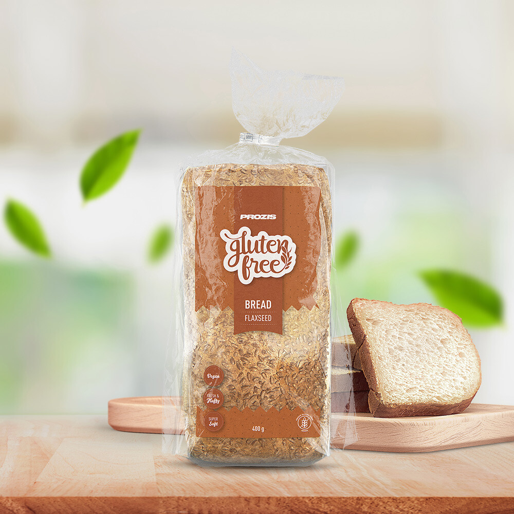 Gluten Free Loaf Bread - Pain aux Graines de Lin Sans Gluten 400 g