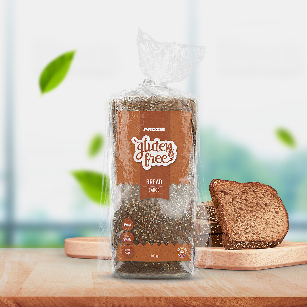 Gluten Free Loaf Bread - Pain de Caroube Sans Gluten 400 g