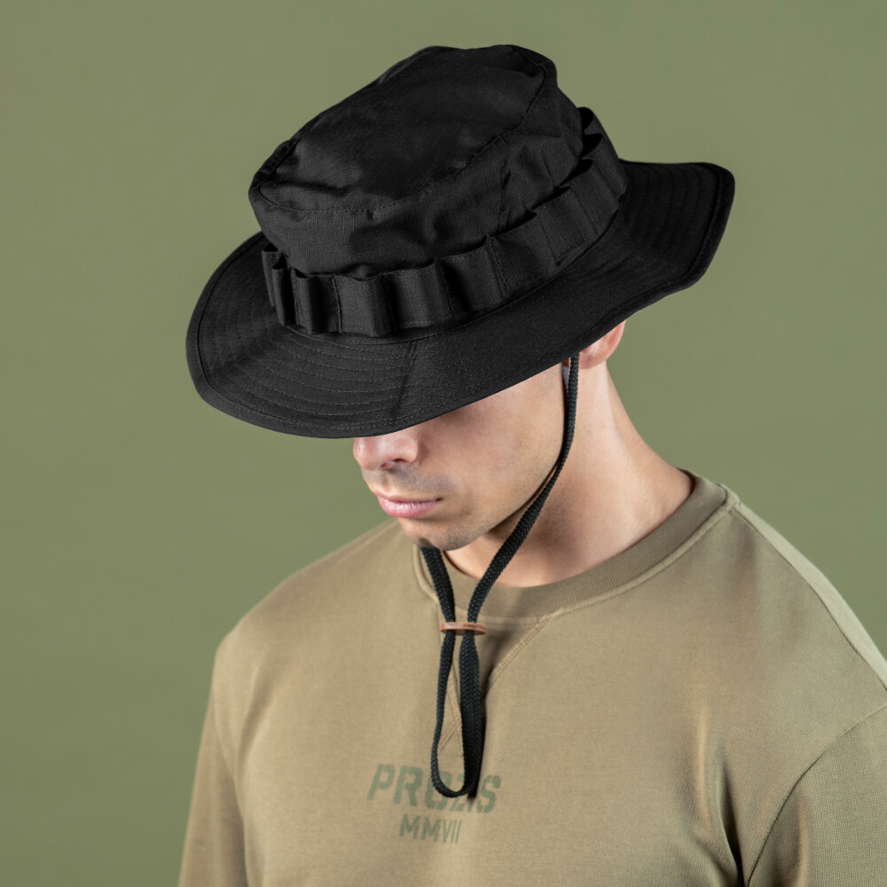 Chapeau de Brousse Army - Field Stealth Black