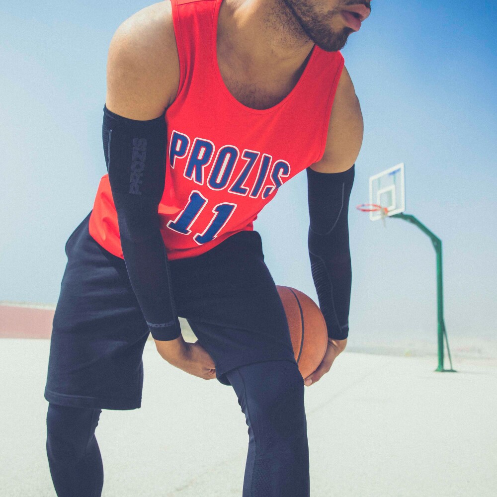 X-College Basketball Tank Top - True Red M