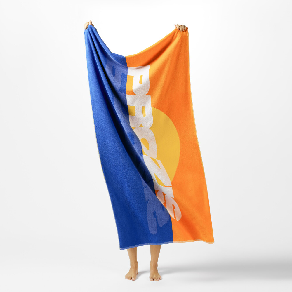 Serviette de Plage Chase the Sunset - Blue/Orange