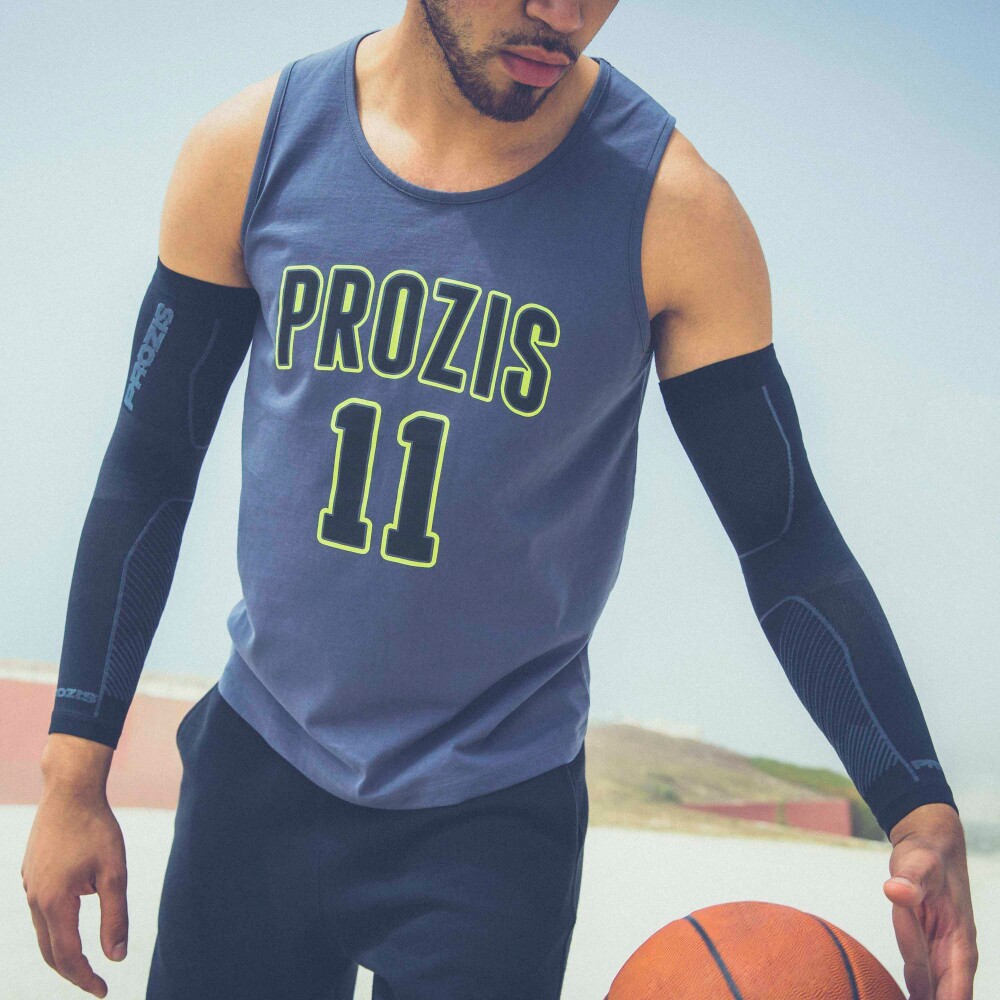 X-College Basketball Tank Top - Gray M