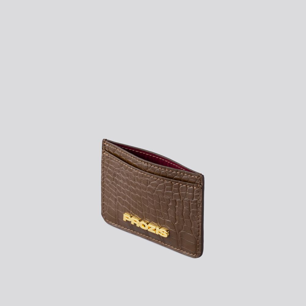 Porta-cartões  - Crauxcodile Tan
