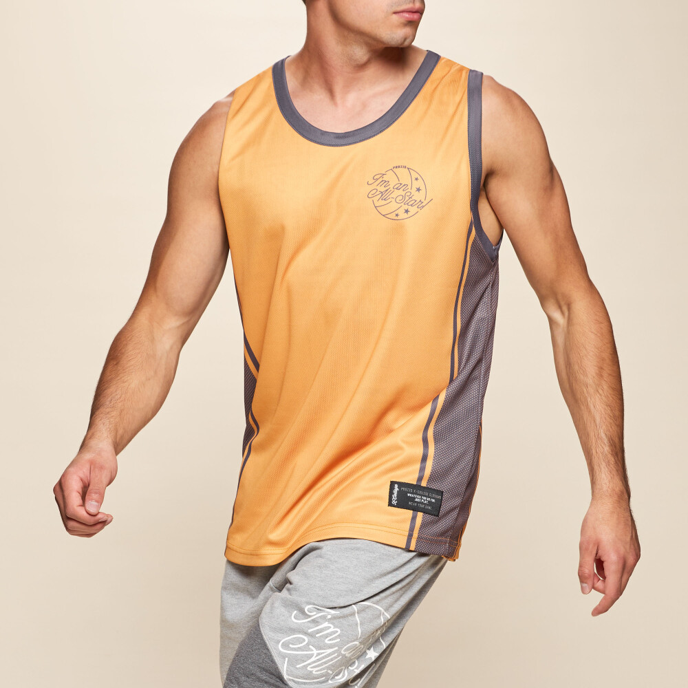 X-College Reversible Tank Top - Davis Yellow