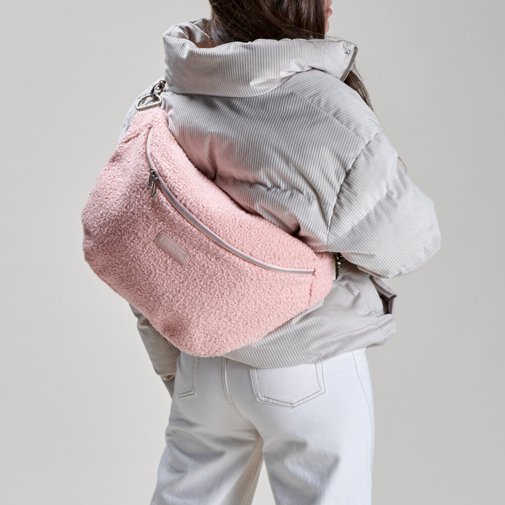 Heidi Oversized Waist Bag - Light Pink