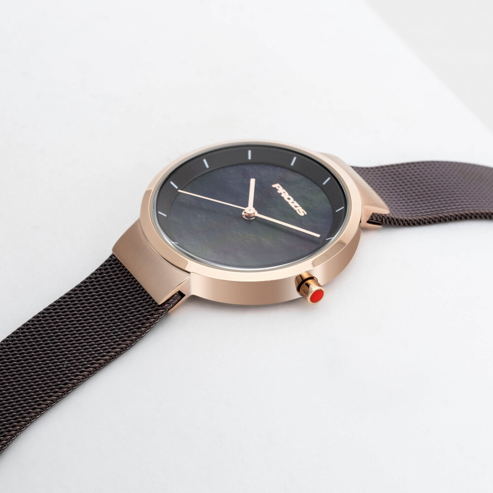 Armbanduhr Saint Tropez - Coffee Pearl