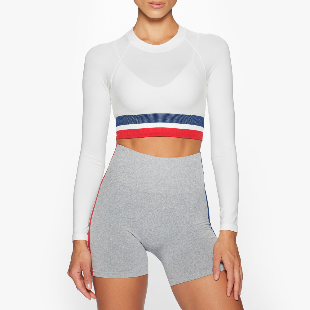 Crop Top à Manches Longues Turbo