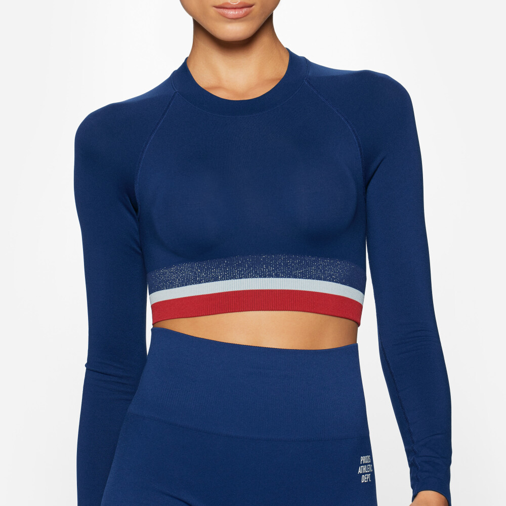 Crop Top à Manches Longues Turbo