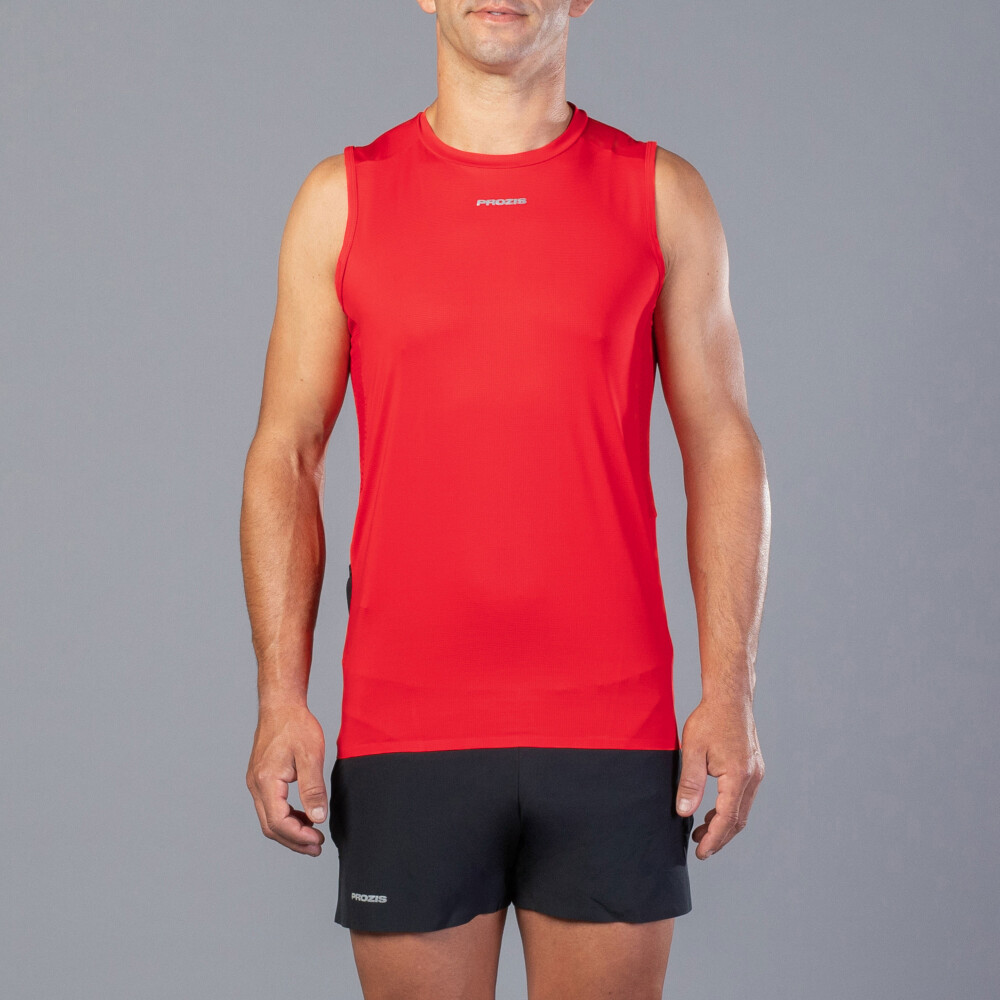 X-Motion Trail Sleeveless T-Shirt - Falcon M Red