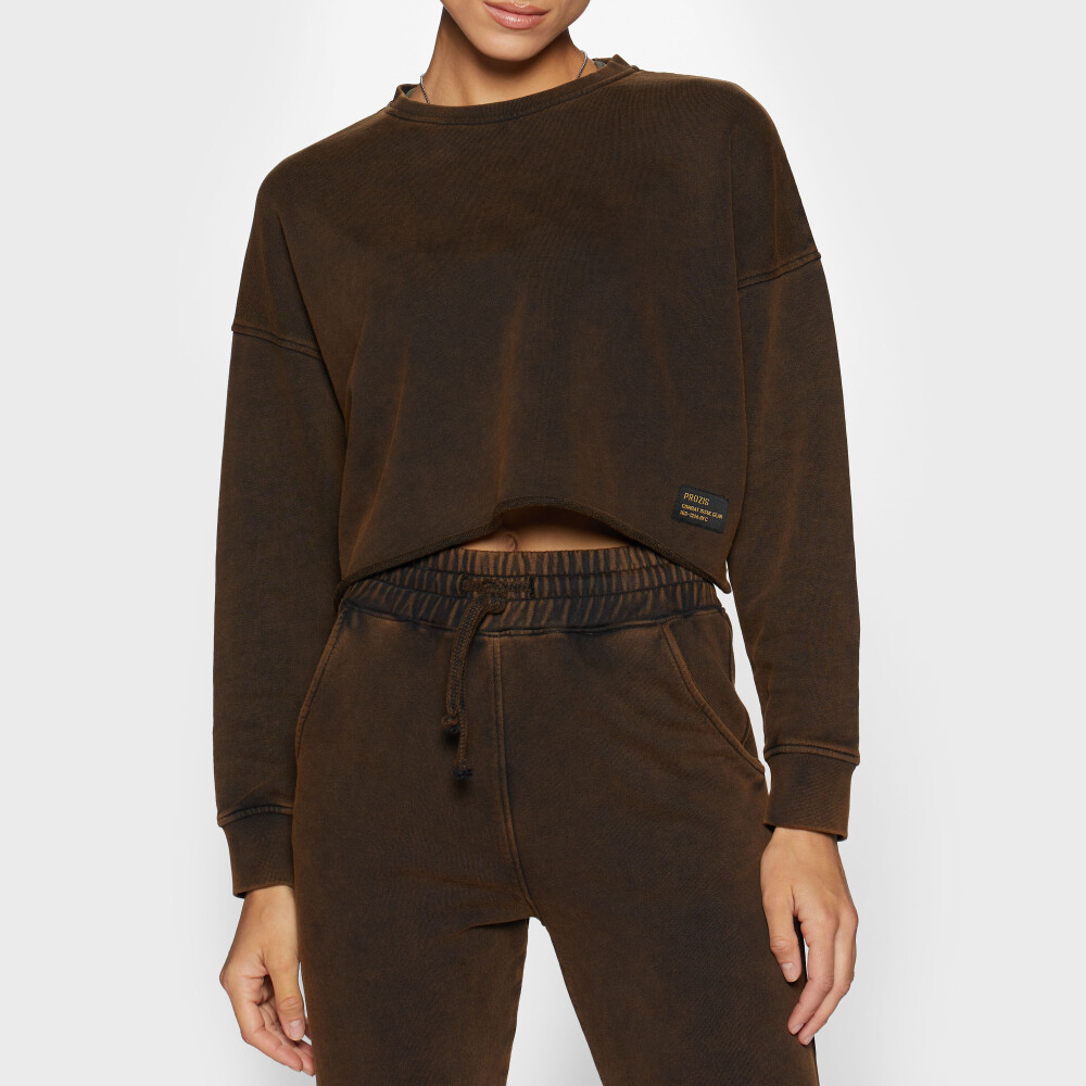 Army Combat Issue - Rust Brown Crop Sweatshirt