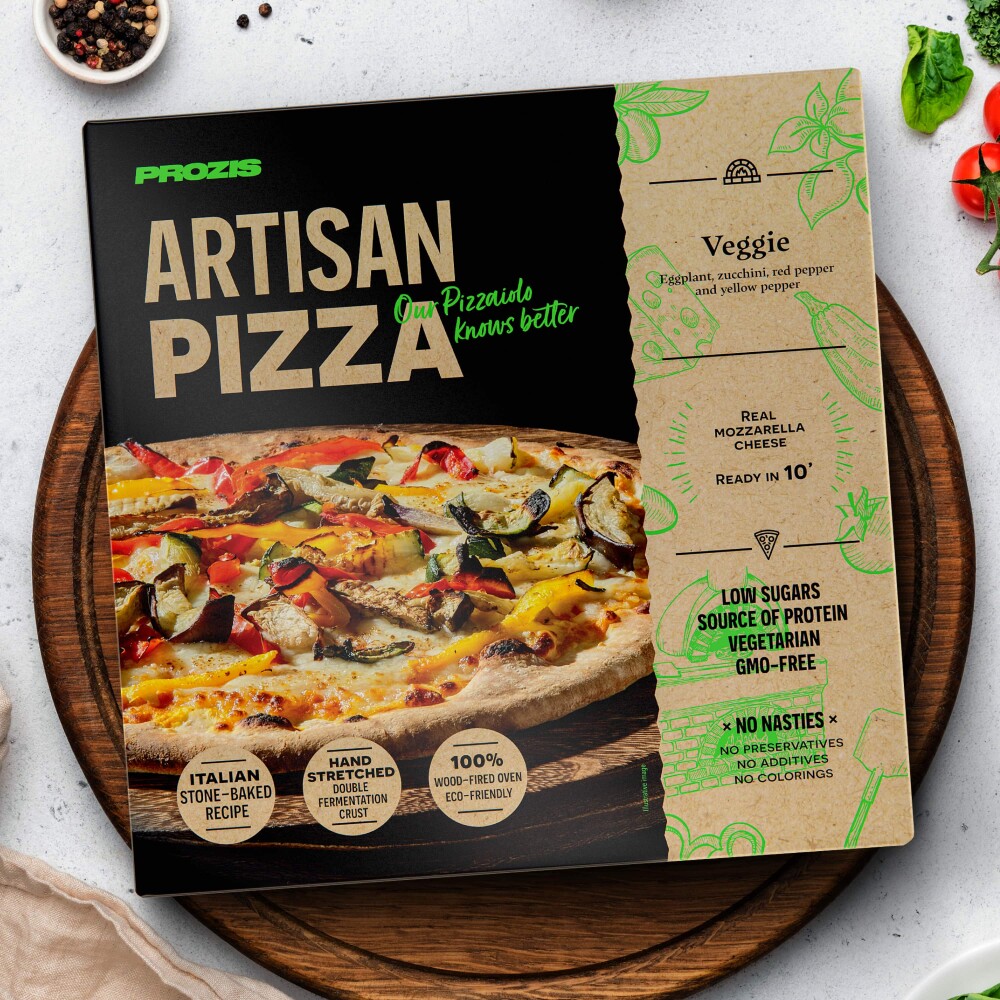 Artisan Wood-Fired Pizza - Vegetais