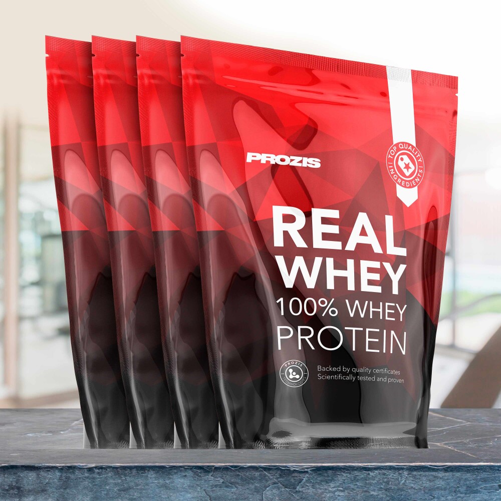 4 x 100% Real Whey Protein 400 g