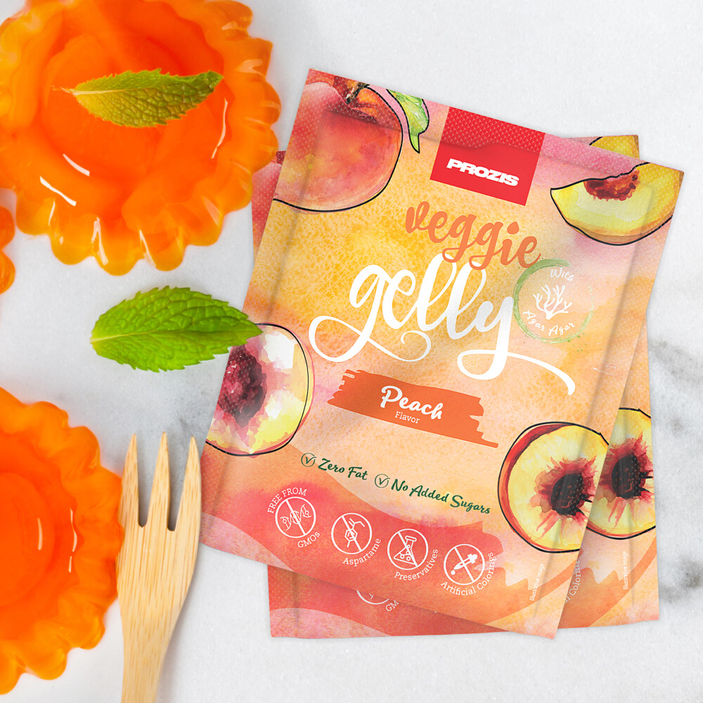 2 x Veggie Gelly - Agar-Agar 15 g Peach