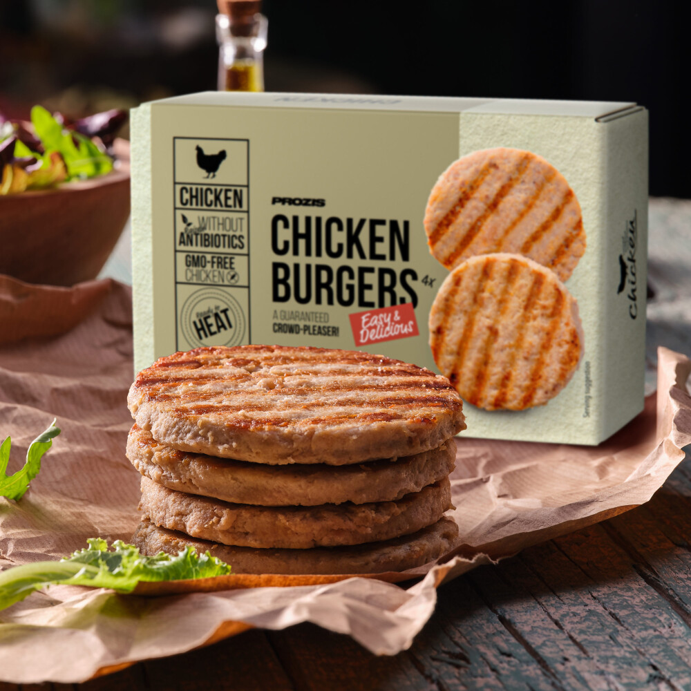 4 x Hamburguesa de pollo 320 g