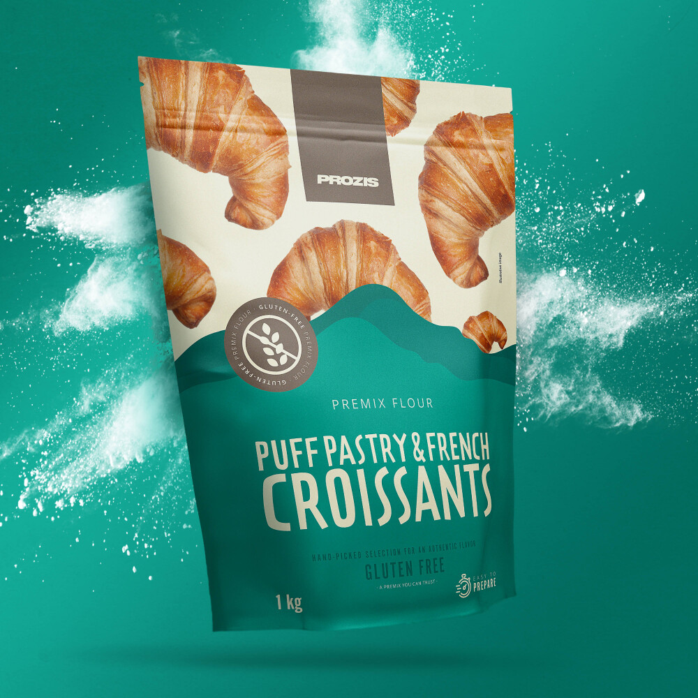 Gluten Free French Croissant & Puff Pastry Premix 1000g