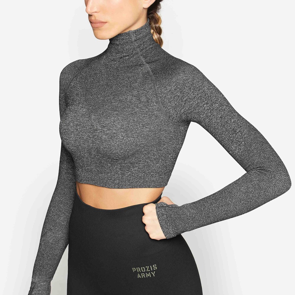 Army Field Action Langarm-Crop Top