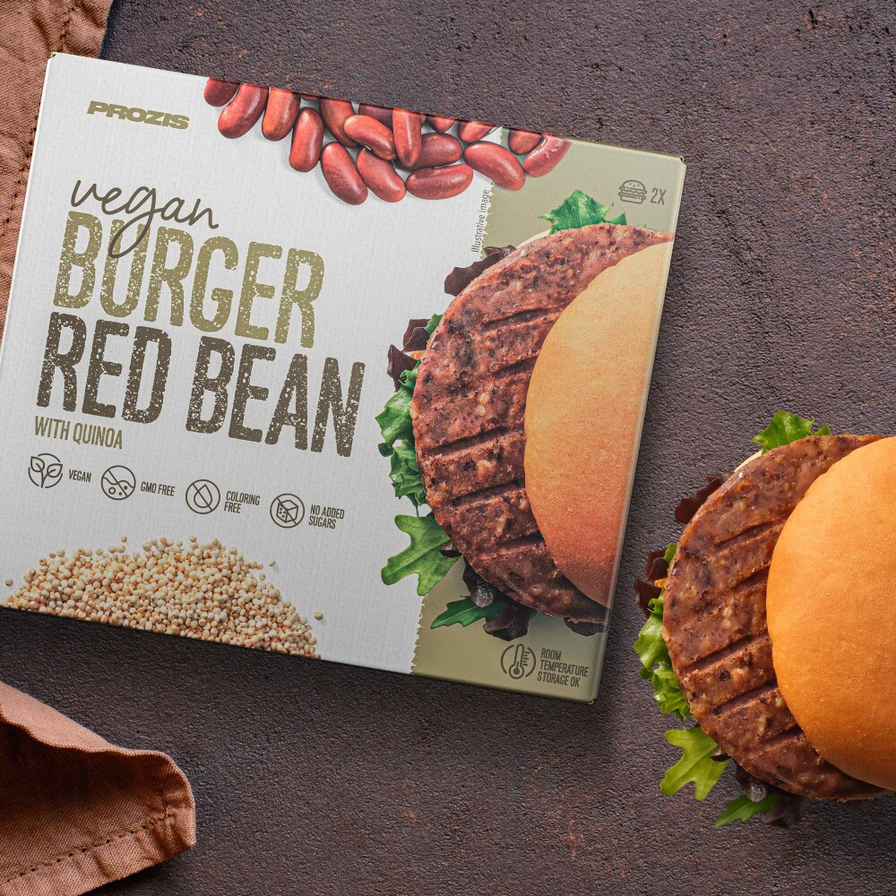 2 x Vegan Burger - Red Bean with Quinoa 80 g