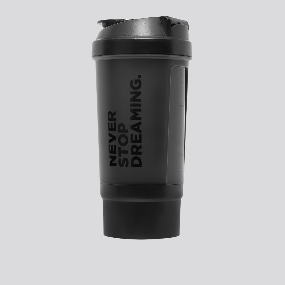 Never Stop Dreaming. Shaker mit Kammer 500 ml
