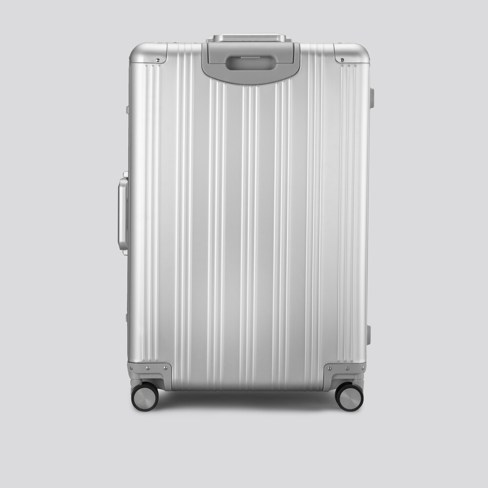Valise Grand Aluminum Globetrotter - Silver