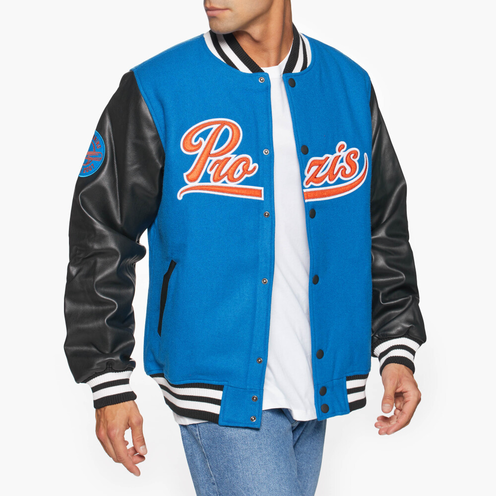 X-College Varsity Jacket - Directoire Blue M