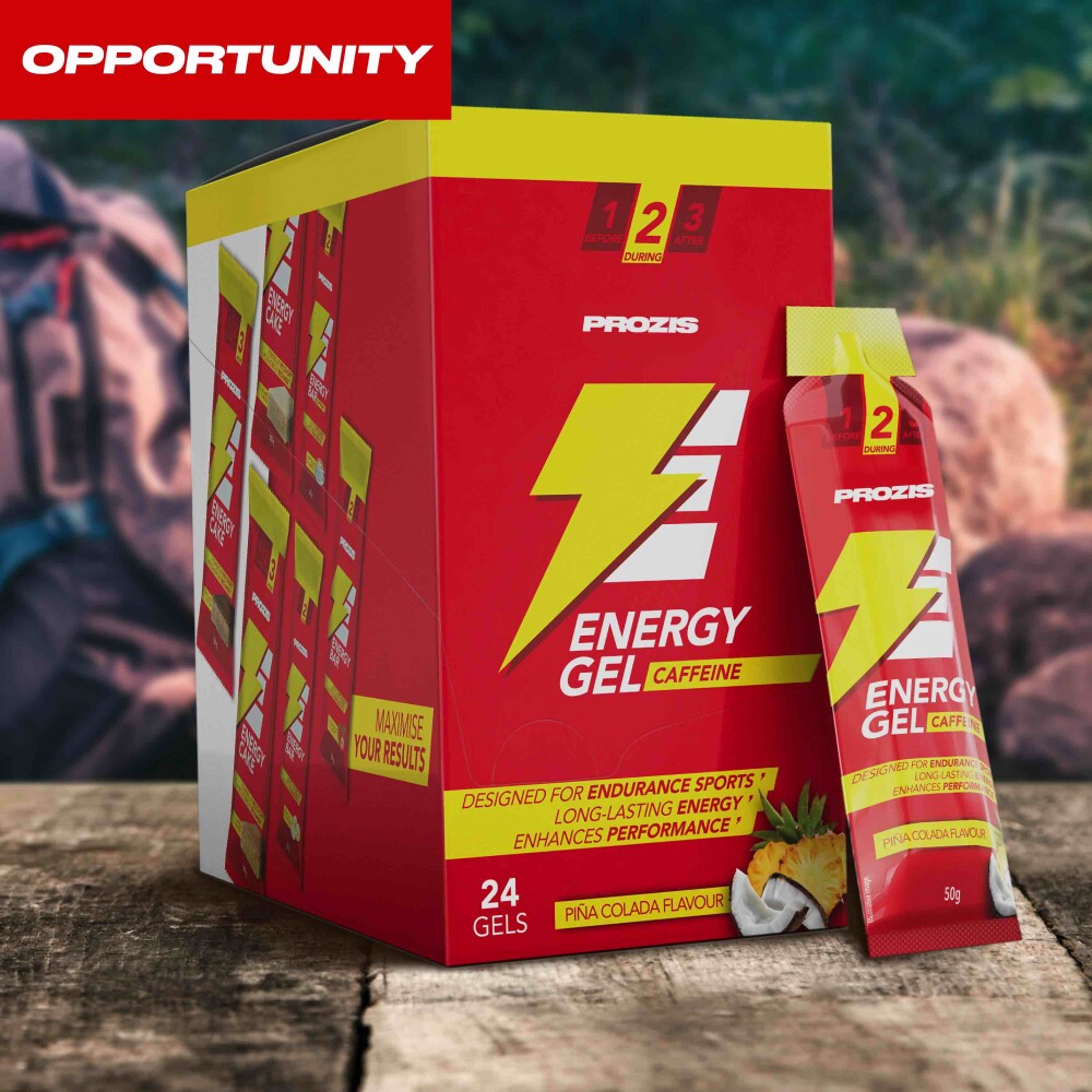 24 x Energy Gel + Caffeine 50 g Opportunity