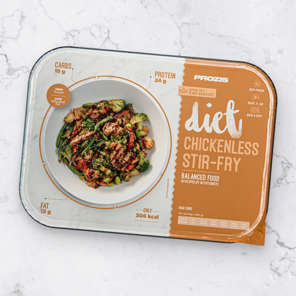 Diet Chickenless Stir-Fry