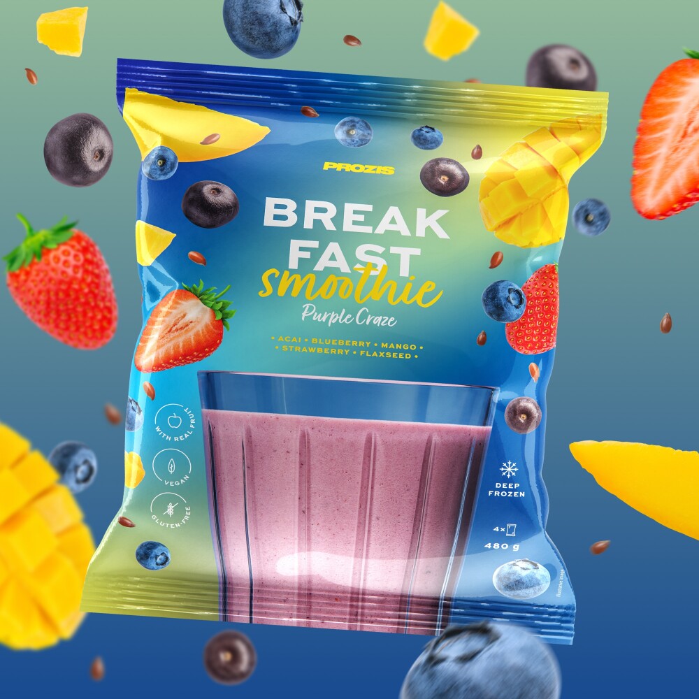 4 x Batido de desayuno - Purple Craze 120 g